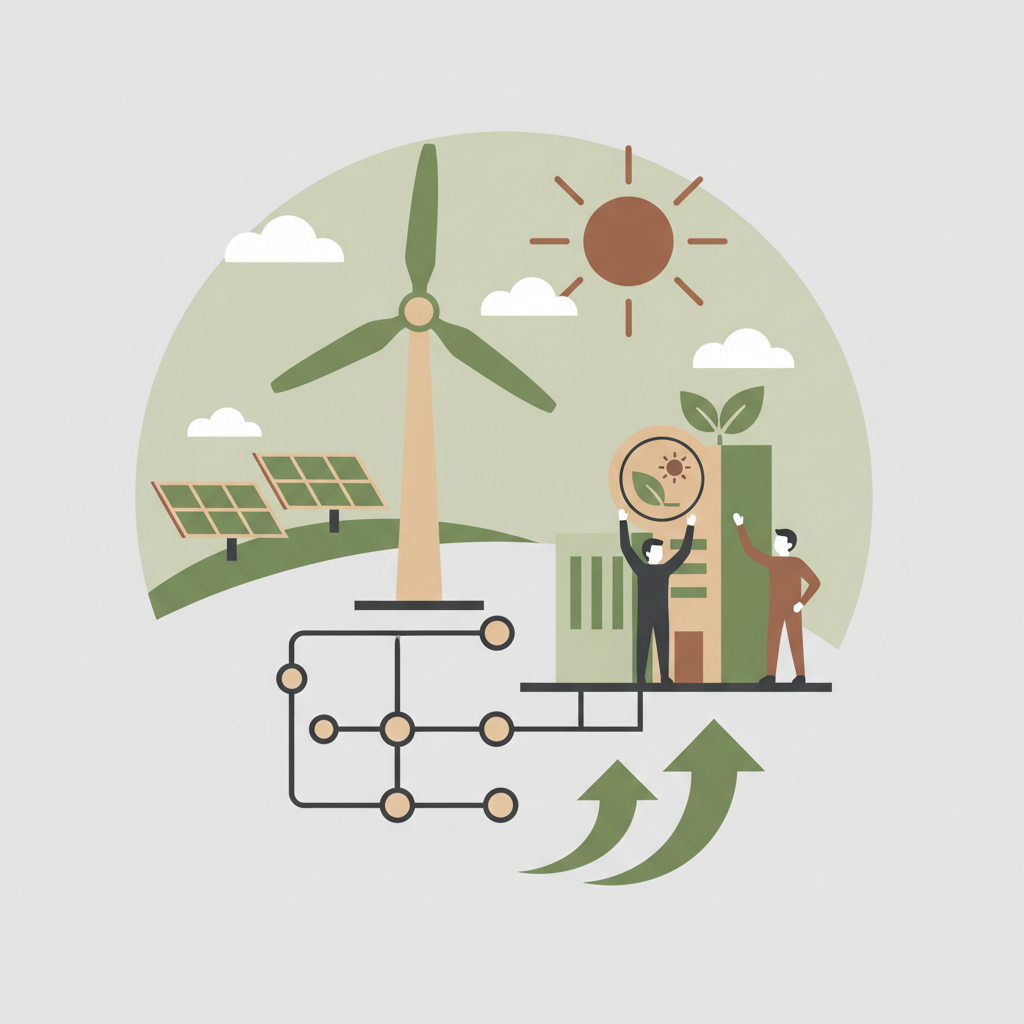 Yenilenebilir enerji projesi ve yeşil teknoloji yatırımı